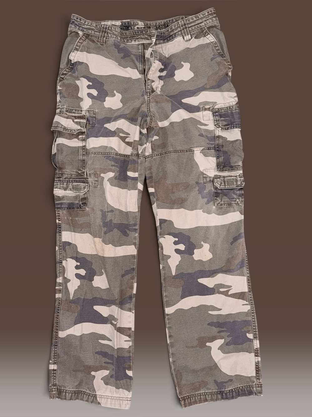 RedHead Brand Co. Trailhead Camo Cargo Pants 34x34 Faded Woodland Camouflage